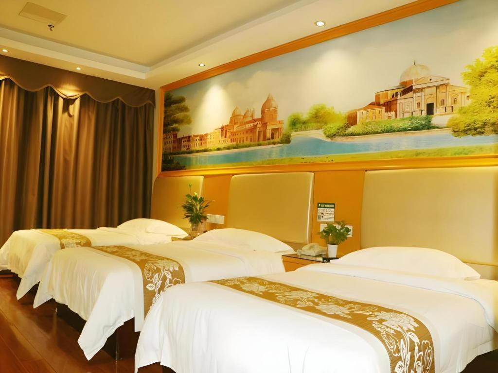 Greentree Inn Guangzhou Panyu Chimelong Happy World Business Hotel Exterior foto