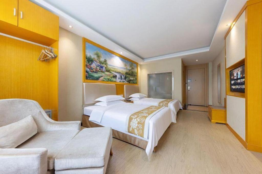 Greentree Inn Guangzhou Panyu Chimelong Happy World Business Hotel Exterior foto
